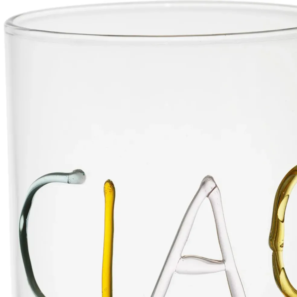 Gobelet ciao en verre pastel 40cl - Dolce Vita