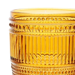 Gobelet en verre ambre 27cl - Strie