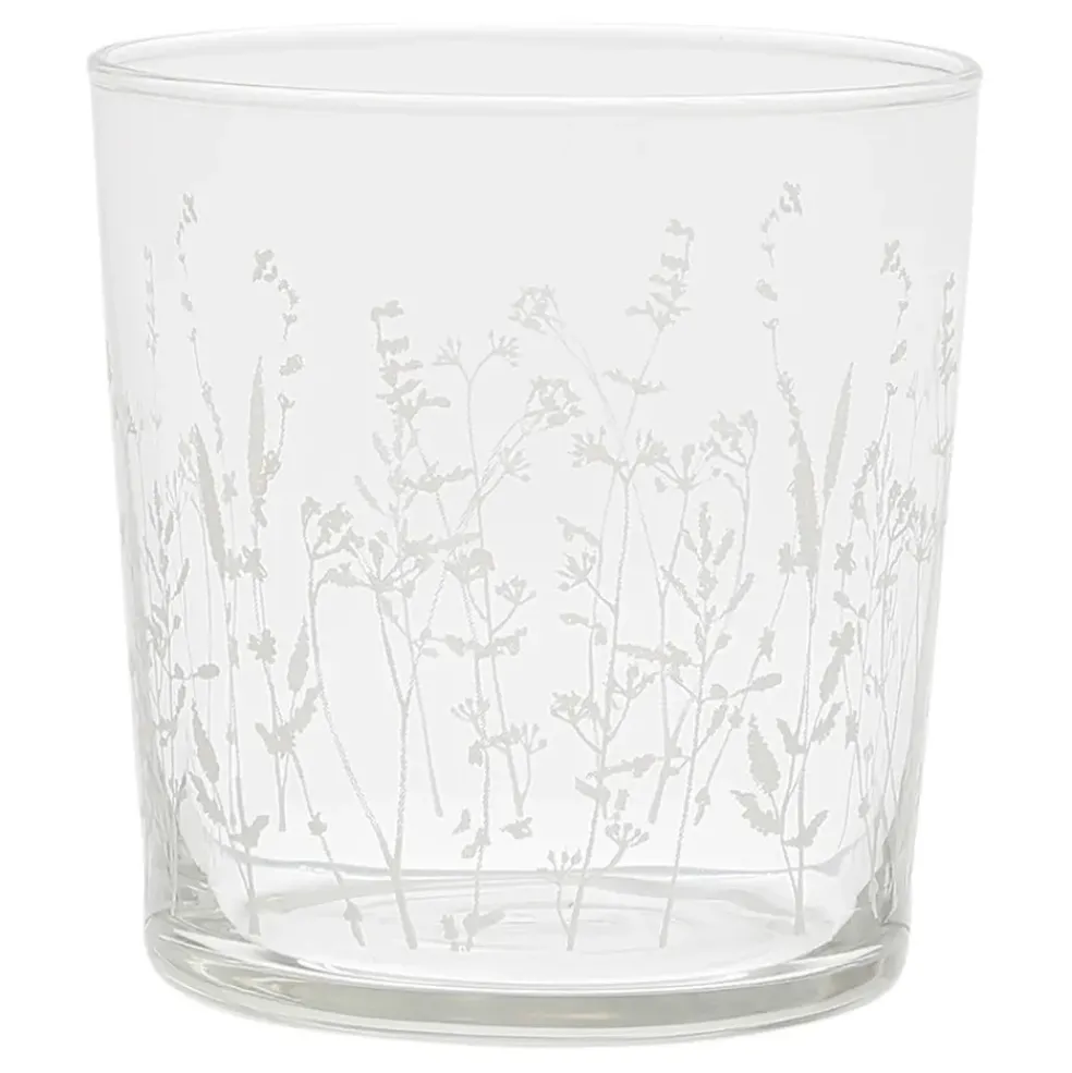Gobelet en verre champetre blanc - bodega