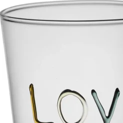 Gobelet love en verre multicolore 35cl - Colorea
