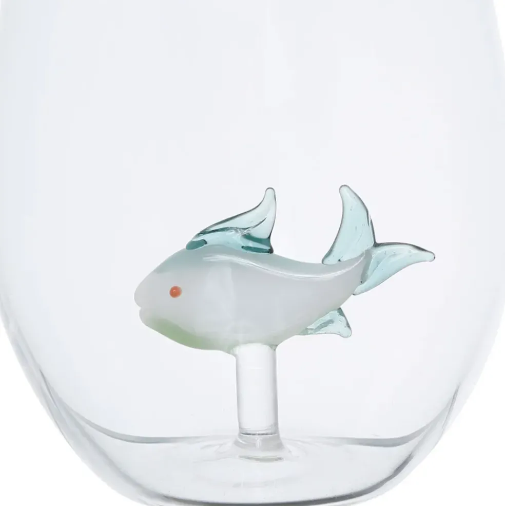 Gobelet poisson en verre borosilicate 50cl - Océan
