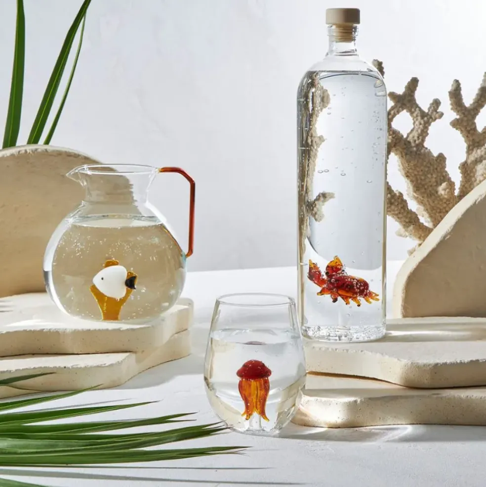 Gobelet poulpe en verre borosilicate 50cl - Océan