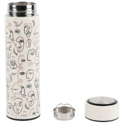 Gourde isotherme avec filtre beige 45cl -terre brulée