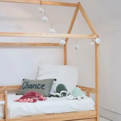 Guirlande 7 coquillages en coton et polyester écru l130cm - Eté A La Mer