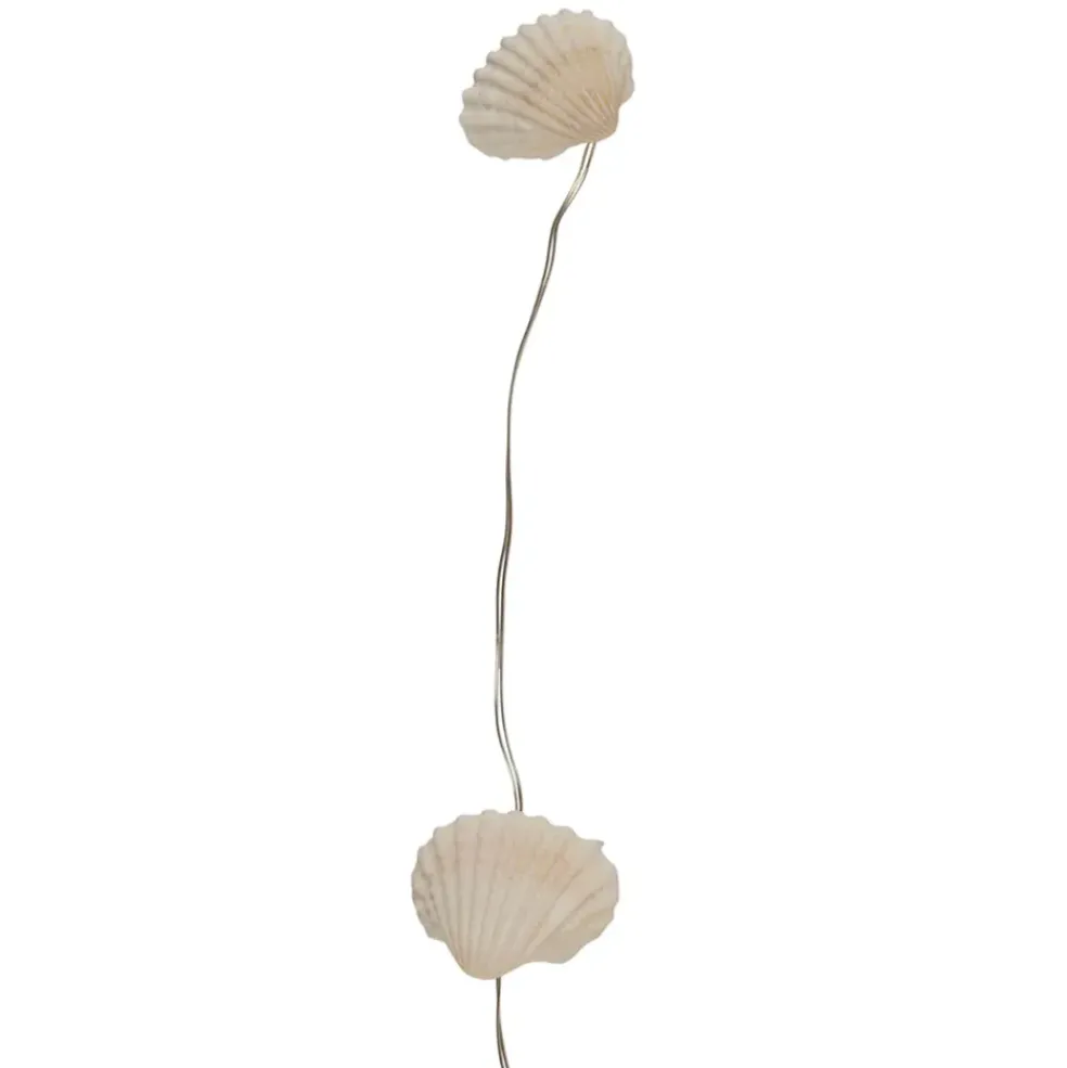 Guirlande avec led coquillage naturel l130cm