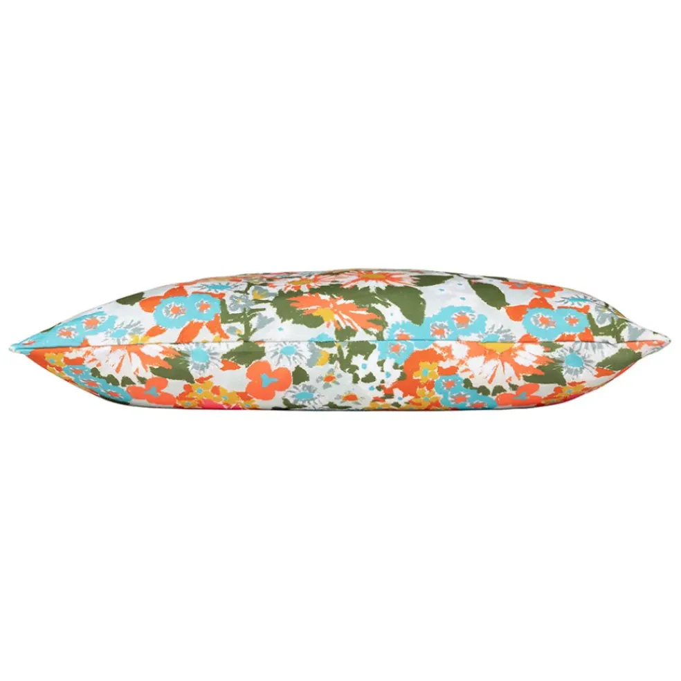 Housse coussin en tissu paprika 80x80cm - Faro
