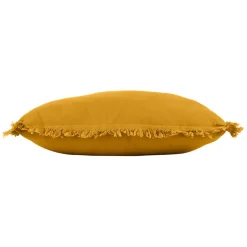 Housse de coussin en coton cumin 45x45cm - Nalia