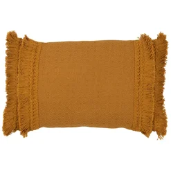 Housse de coussin amerida Moutarde en Coton