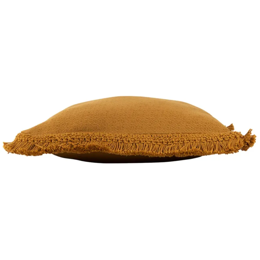 Housse de coussin amerida Moutarde en Coton