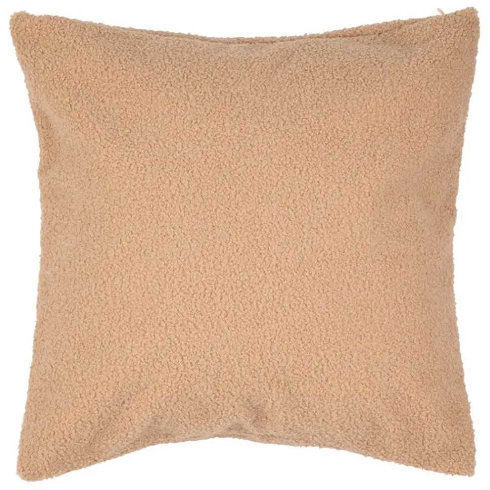 Housse de coussin en bouclettes nude 45x45cm - Funny