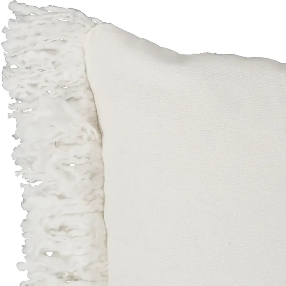 Housse de coussin en coton cauri bleu marine 50x30cm - Bord De Mer