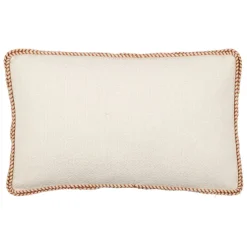 Housse de coussin en coton écru 50x30cm - Seguia