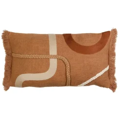 Housse de coussin en coton terracotta 50x30cm - Organic