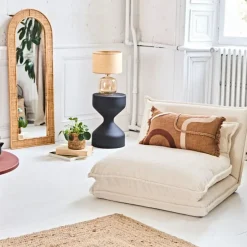 Housse de coussin en coton terracotta 50x30cm - Organic