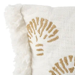 Housse de coussin en coton beige 45x45cm - Jaklel