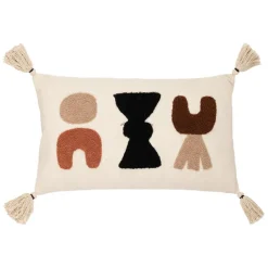 Housse de coussin en coton ecru 50x30cm - Organic
