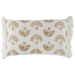 Housse de coussin en coton beige 50x30cm - Jaklel