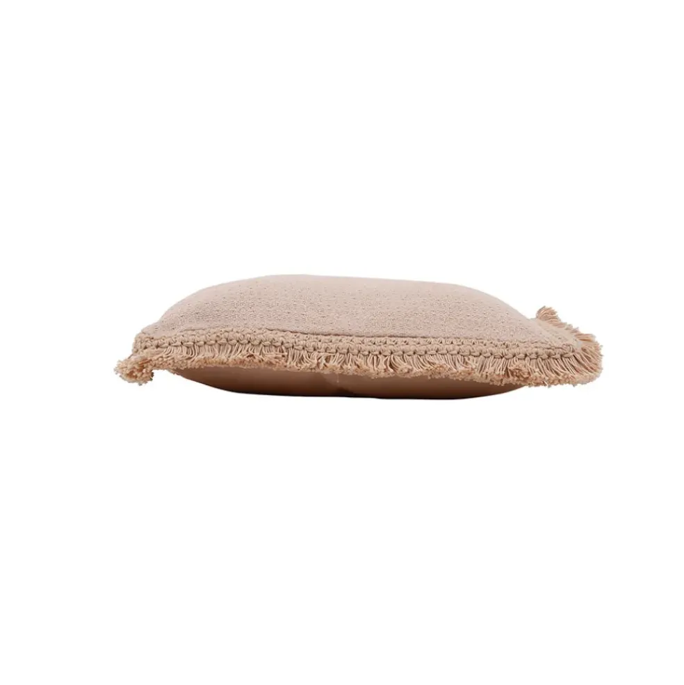 Housse de coussin en coton nude 45x45cm - Amerida