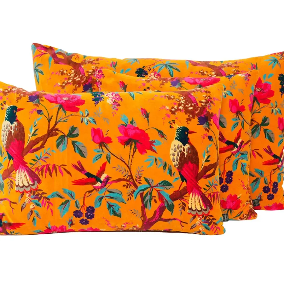Housse de coussin en coton chamois 50x80cm - Birdy