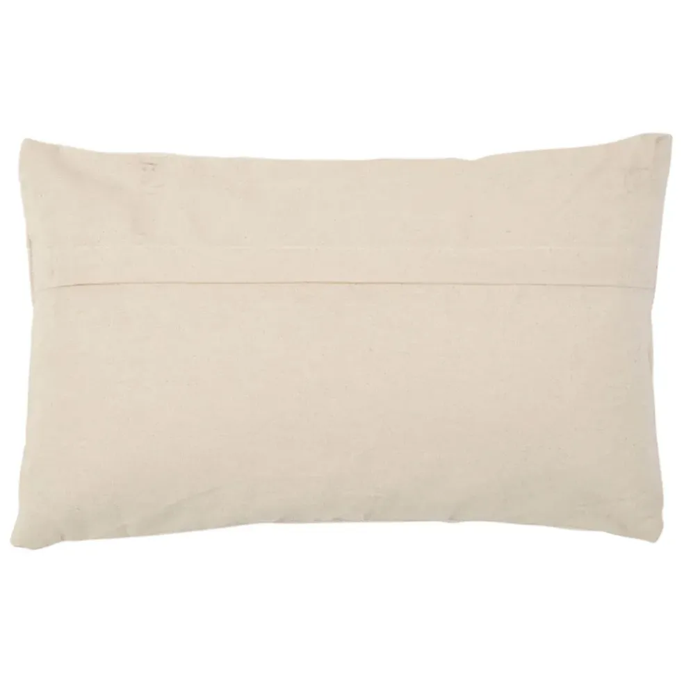 Housse de coussin en coton écru et jute naturel 50x30cm - Eté A La Mer