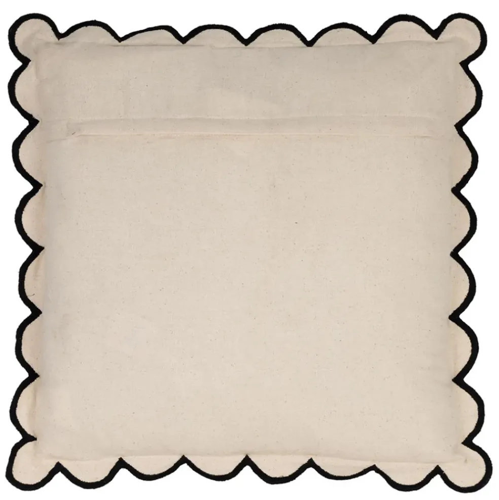 Housse de coussin en coton écru 45x45cm - Nomadea