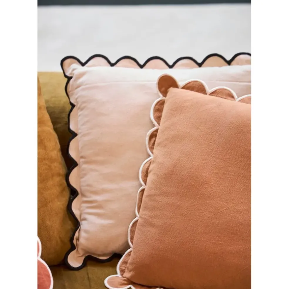 Housse de coussin en coton écru 45x45cm - Nomadea