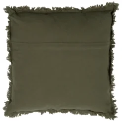 Housse de coussin en coton nalia thym 45x45cm - Nalia