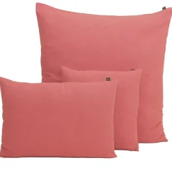 Housse de coussin en lin et coton bois de rose 80x80cm - Figari