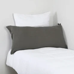 Housse de coussin en lin granit 55x110cm - Viti
