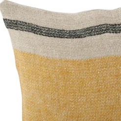 Housse de coussin en lin safran 50x30cm - Hemlin