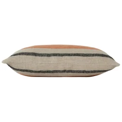 Housse de coussin en lin brique 50x30cm - Hemlin