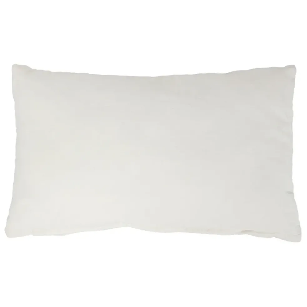 Housse de coussin en velours écru 50x30cm - Songes