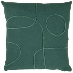 Housse de coussin émeraude 45x45cm - arty