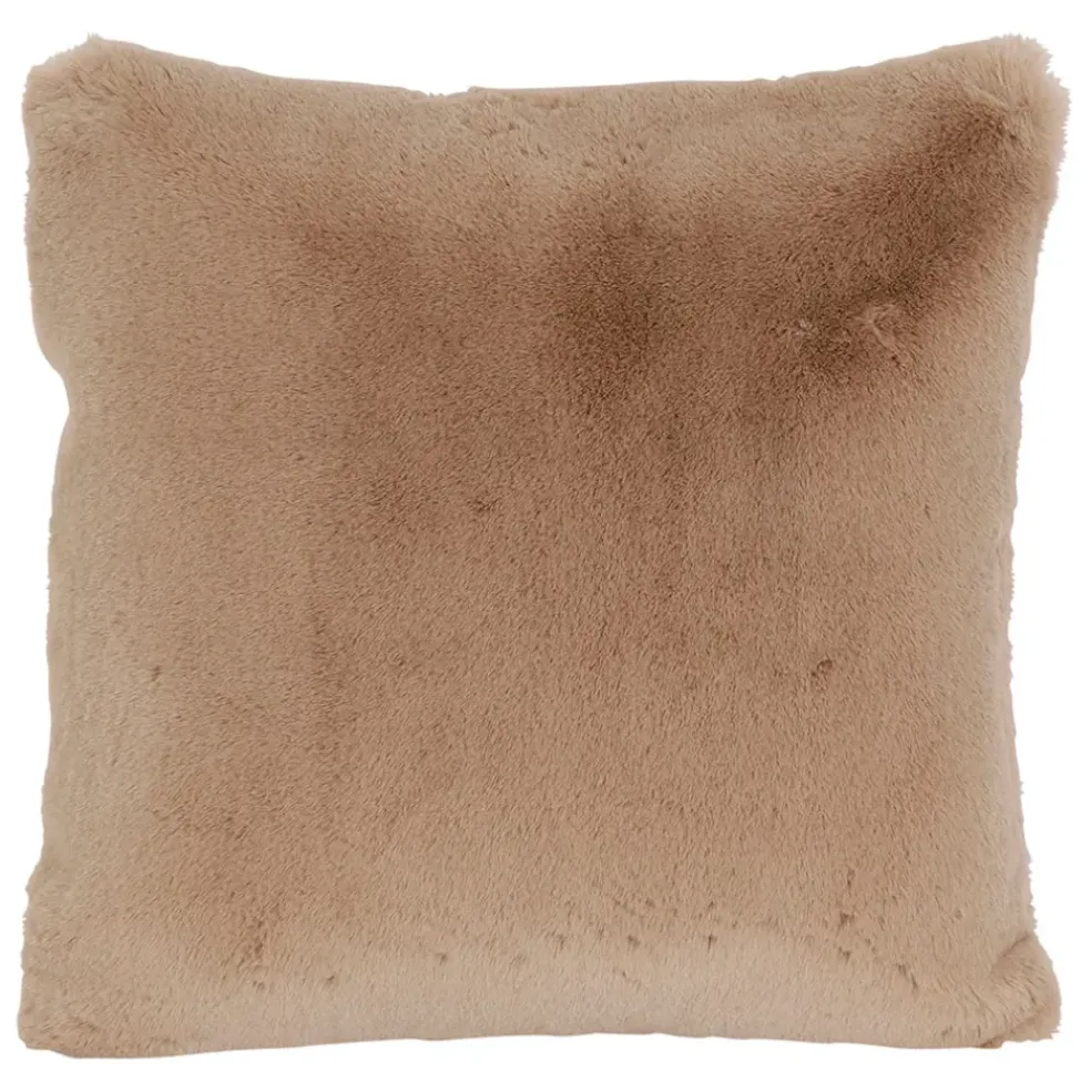Housse de coussin taupe 45x45cm - Adalie