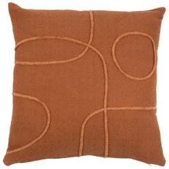 Housse de coussin terracotta 45x45cm - arty