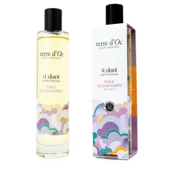 Huile soins bio parfumee coton the blanc - udani 100ml