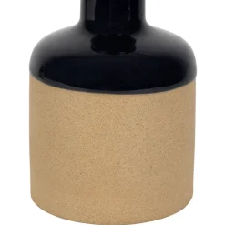 Huilier et vinaigrier en grès bleu marine 27.5cl/17.5cl - Jade