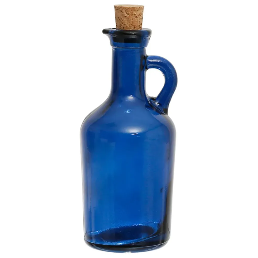 Huilier indigo 25cl en verre recyclé - aheli