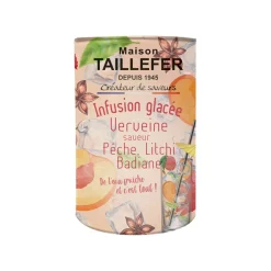 Infusion glacee verveine, badiane, saveurs pêche & litchi 40g