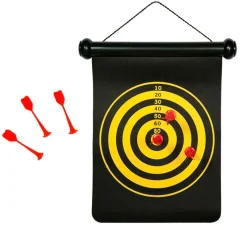 Jeu de flechettes magnetiques noir