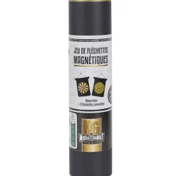 Jeu de flechettes magnetiques noir