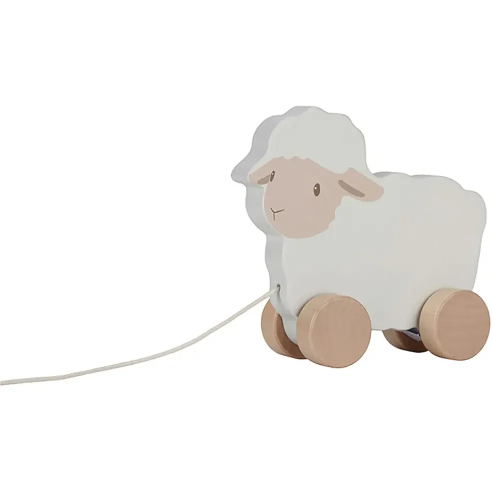 Jouet à tirer mouton en bois - Little Farm