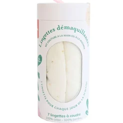 Kit lingettes démaquillantes écru et or