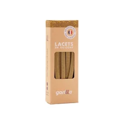 Lacets en silicone doré l110cm