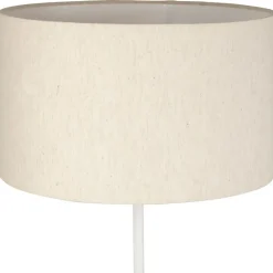 Lampadaire en marbre et fer blanc h150cm - Organic