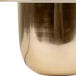 Lampe champignon en fer d35cm doré - Champart