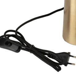 Lampe champignon en fer doré h44cm - Ardecor