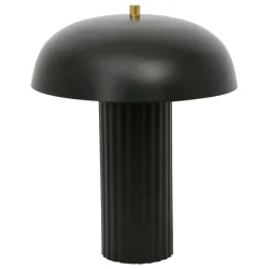 Lampe champignon en fer h36cm noir - Arty
