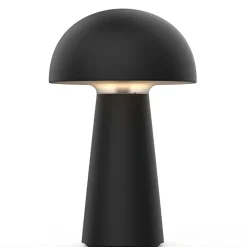 Lampe champignon noir h22.5cm - Visby