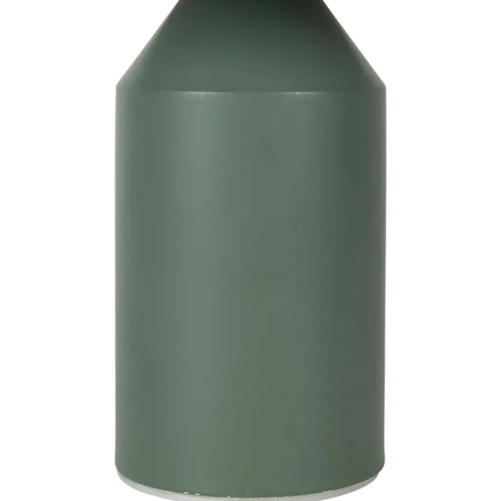 Lampe champignon tactile en fer vert h23cm - Arty